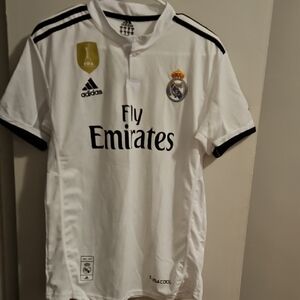 Adidas Real Madrid White and Black Jersey